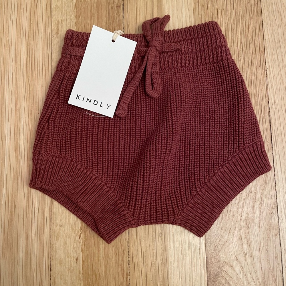 Red Knit bottoms
